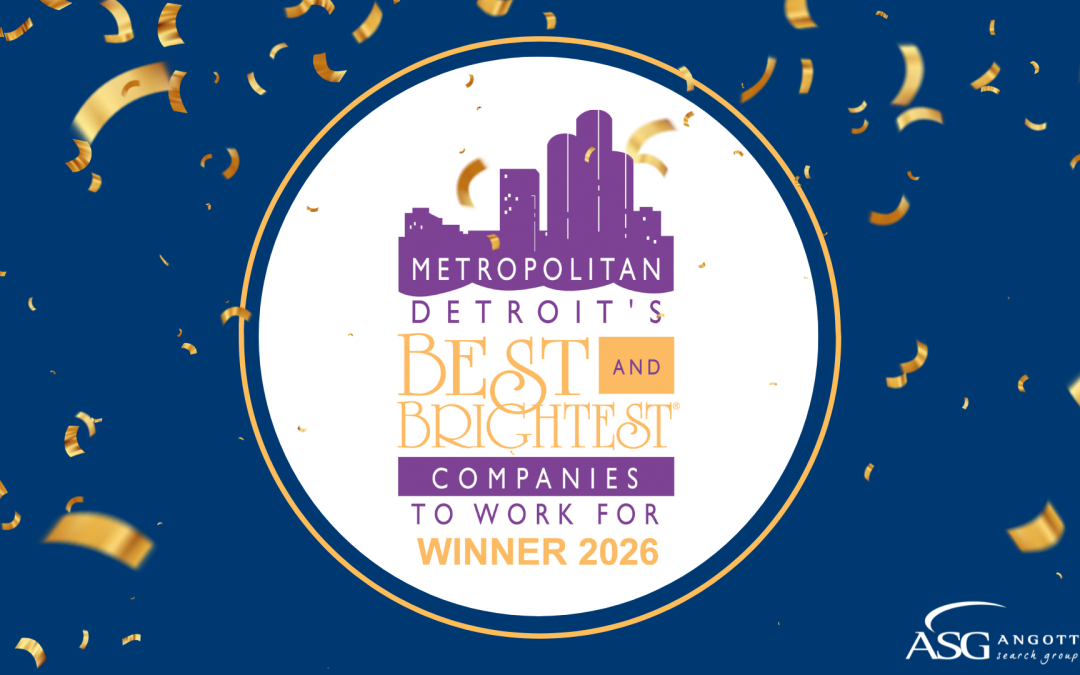 Angott Search Group Named One of the “101 Best & Brightest Companies to Work For” – 16 Years in a Row!